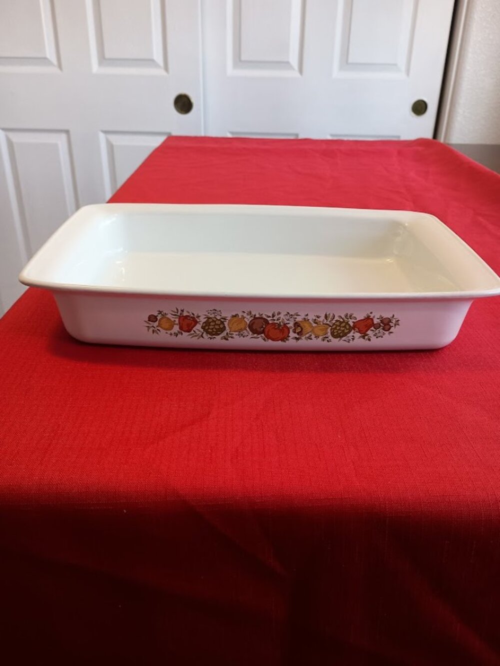 Vintage Corning Ware P332 Spice of Life Baking Dish Lasagna Pan, 12" x 7.5" x 2"